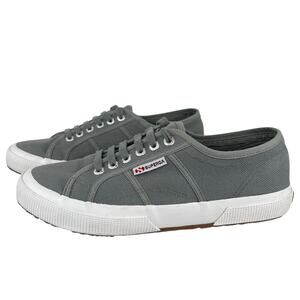 Women's Superga Gray 2750 COTU Classic Casual Canvas Sneaker (Sz 9.5)
